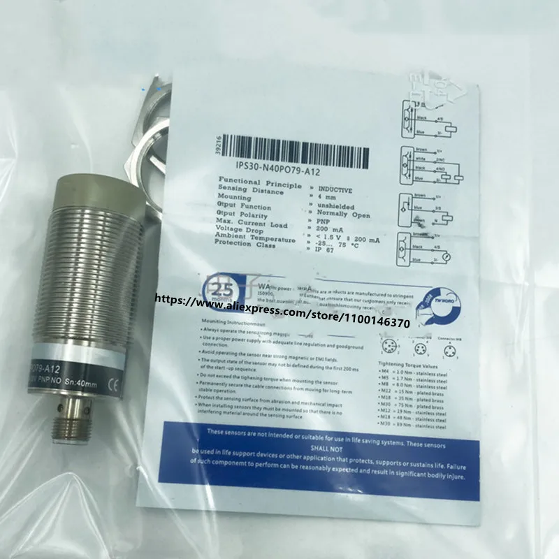20PCS New ESCALATOR SWITCH THREAD IPS30-N40PO79-A12 IPS30-N15PO-002 PLUG-in Stable Lack Switch Sensor
20PCS New ESCALATOR SWITCH THREAD IPS30-N40PO79-A12 IPS30-N15PO-002 PLUG-in Stable Lack Switch Sensor