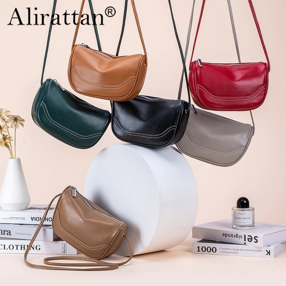 Alirattan 2026 New Design Women's Retro Single Shoulder Underarm Bag Versatile Crossbody Bag Leather Lightweight Shell Bag
Alirattan 2026 New Design Women's Retro Single Shoulder Underarm Bag Versatile Crossbody Bag Leather Lightweight Shell Bag