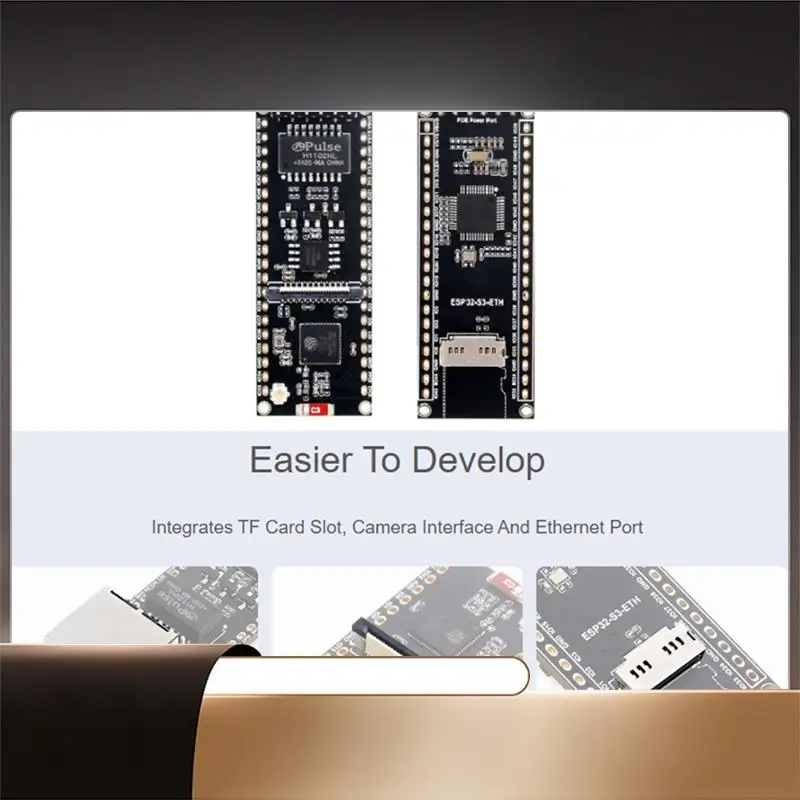 ESP32-S3-POE-ETH Плата разработки Ethernet ESP32-S3 Поддержка Poe Двухъядерный Wi-Fi и Bluetooth Беспроводной порт USB Type-C-N35R
ESP32-S3-POE-ETH Плата разработки Ethernet ESP32-S3 Поддержка Poe Двухъядерный Wi-Fi и Bluetooth Беспроводной порт USB Type-C-N35R