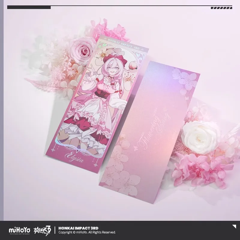 Official miHoYo Honkai Impact 3rd Floral Spring Dawn Series Laser Collection Ticket Genuine Anime Game Accessories
Official miHoYo Honkai Impact 3rd Floral Spring Dawn Series Laser Collection Ticket Genuine Anime Game Accessories