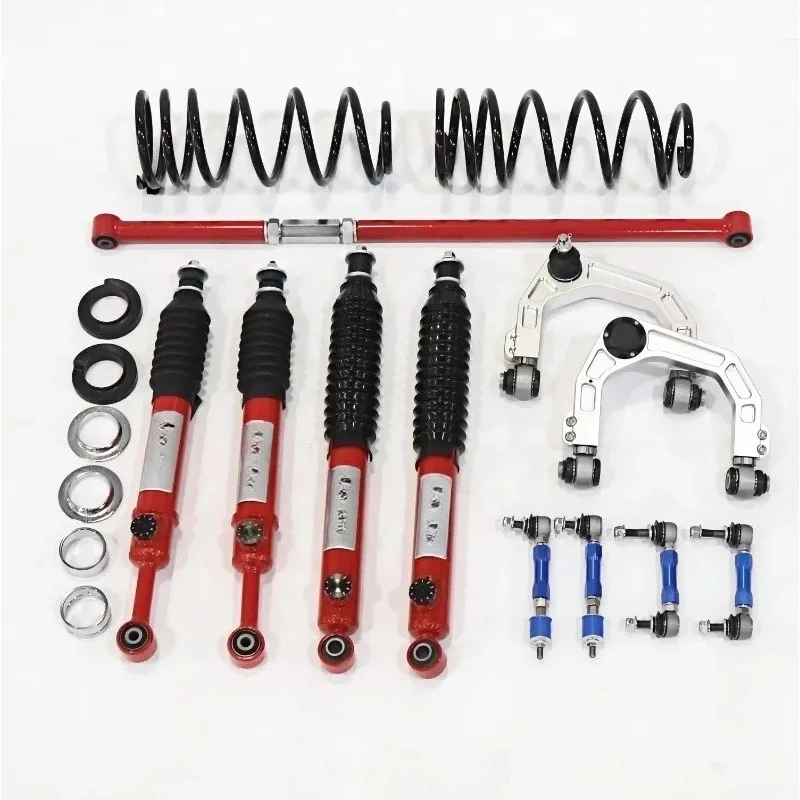 Сверхмощная регулируемая сила высоты и демпфирования, не регулируется. Комплект подвески амортизатора для FJ Cruiser 120 150 Prado
Сверхмощная регулируемая сила высоты и демпфирования, не регулируется. Комплект подвески амортизатора для FJ Cruiser 120 150 Prado