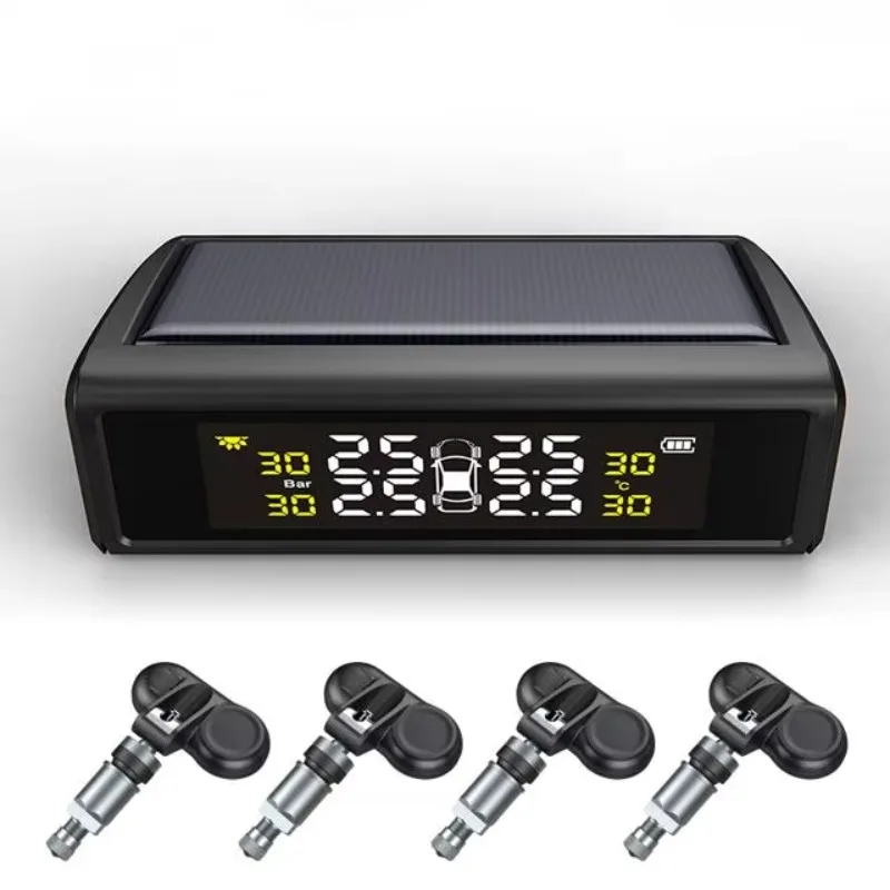 Solar Charged TPMS 4 Tires Pressure Tire Pressure Digital Monitoring Sensor with Internal Sensor
Solar Charged TPMS 4 Tires Pressure Tire Pressure Digital Monitoring Sensor with Internal Sensor