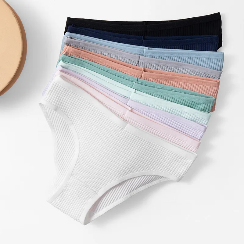 10/5PCS/Set Women's Panties Sexy Breathable Underwear Comfortable Lingerie Cotton Striped Briefs Fashion Underpants G-Strings
10/5PCS/Set Women's Panties Sexy Breathable Underwear Comfortable Lingerie Cotton Striped Briefs Fashion Underpants G-Strings