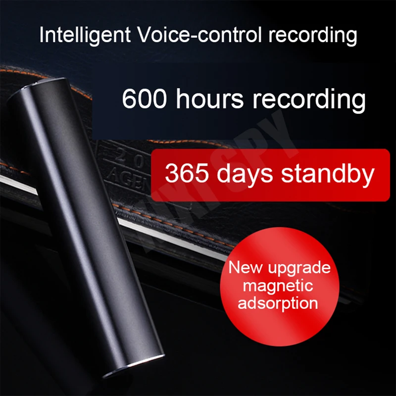 600 Hours Time Mini Voice Activated Recorder Built-in Magnet Small Digital Audio Recording Device Sound Dictaphone STTWUNAKE
600 Hours Time Mini Voice Activated Recorder Built-in Magnet Small Digital Audio Recording Device Sound Dictaphone STTWUNAKE