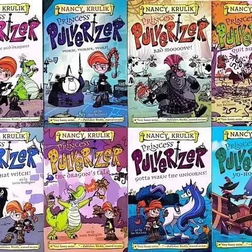 Princess Pulverizer Series 8 English children's illustration chapter books
Princess Pulverizer Series 8 English children's illustration chapter books