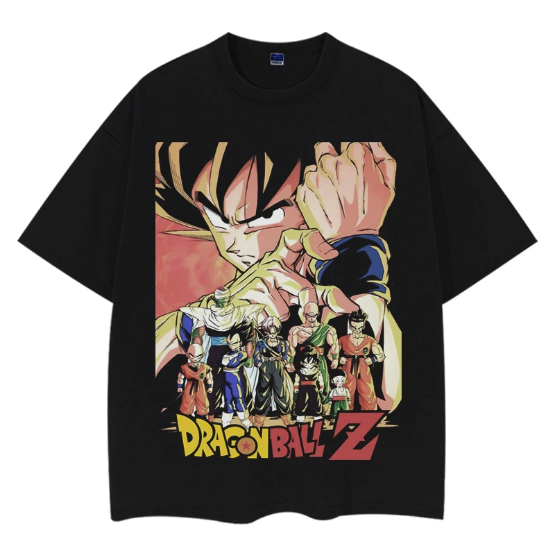 Футболка Dragon Ball Z-270g из американского плотного хлопка с круглым вырезом, летняя, свободного кроя, в уличном стиле, унисекс, с короткими рукавами
Футболка Dragon Ball Z-270g из американского плотного хлопка с круглым вырезом, летняя, свободного кроя, в уличном стиле, унисекс, с короткими рукавами