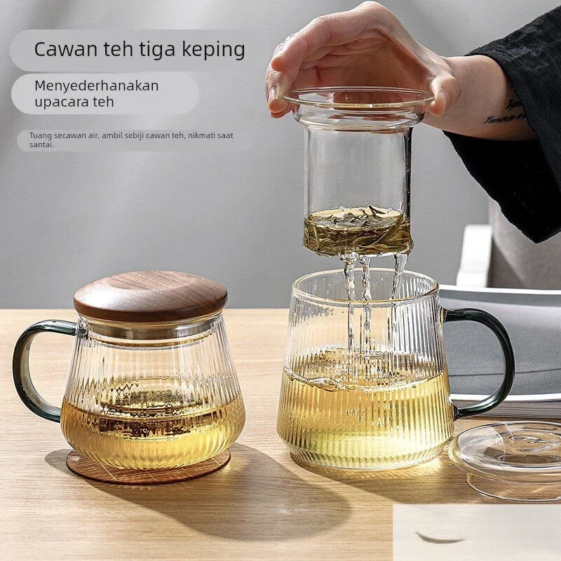 Office Use Glass Tea Cup Men's Style Tea Water Separation Tea Set Personal Drinking Utensils Stainless Steel Crafted Tea Cup
Office Use Glass Tea Cup Men's Style Tea Water Separation Tea Set Personal Drinking Utensils Stainless Steel Crafted Tea Cup