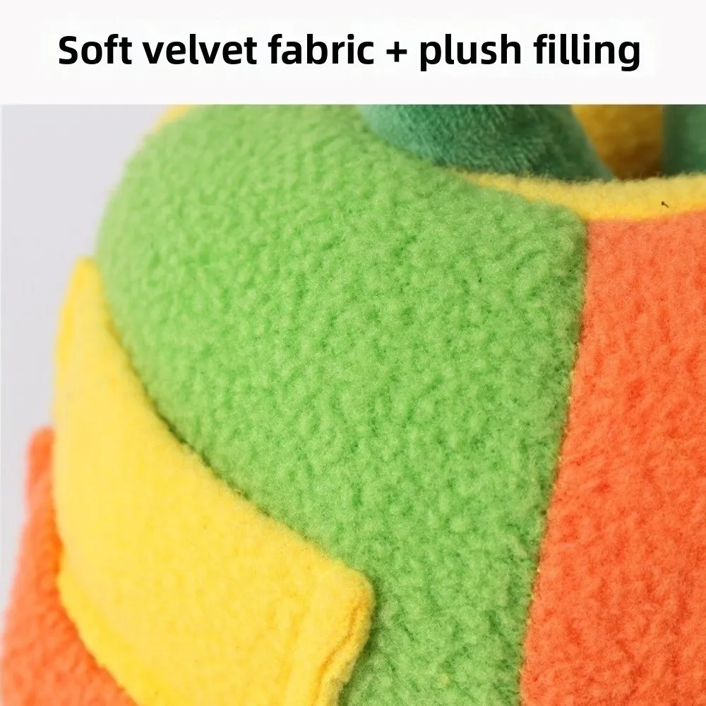 Creative Bite Resistant Dog Snuffle Ball Nonstop Play Color Splicing Interactive Ball Flannel Puppy Puzzle Teething Cleaning
Creative Bite Resistant Dog Snuffle Ball Nonstop Play Color Splicing Interactive Ball Flannel Puppy Puzzle Teething Cleaning