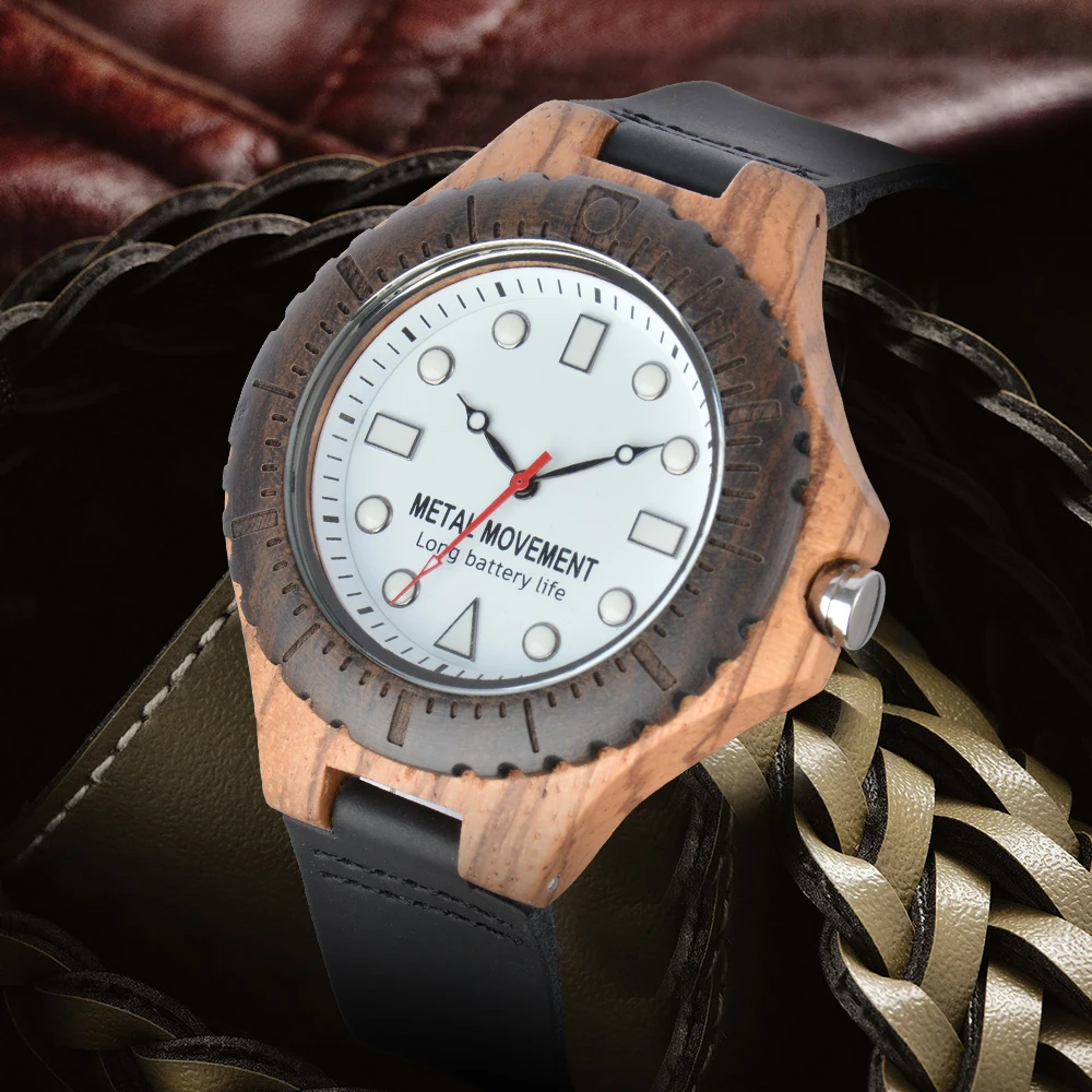 Watches Wooden Watches Men's Handmade Vintage New Wooden Quartz Watches with Stylish Natural Wooden Watches Uniquely Customized
Watches Wooden Watches Men's Handmade Vintage New Wooden Quartz Watches with Stylish Natural Wooden Watches Uniquely Customized