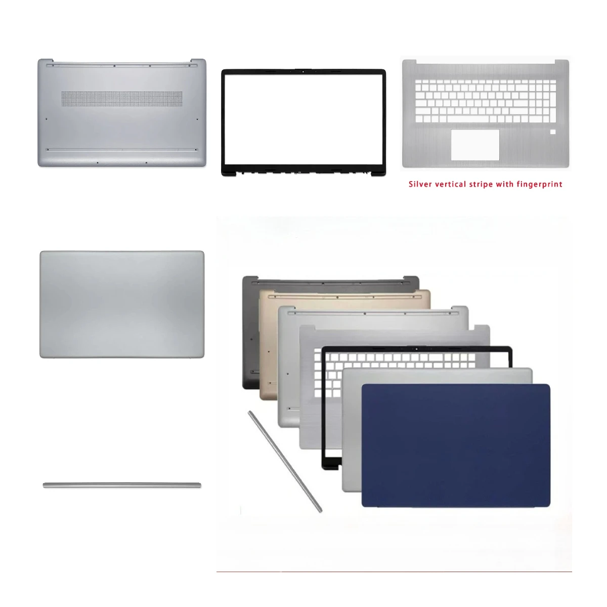 Suitable for 17-CN 470 G8 17-CP TPN-L140 L139 laptop LCD screen top cover, front panel, palm rest bottom shell hinge cover ABCD
Suitable for 17-CN 470 G8 17-CP TPN-L140 L139 laptop LCD screen top cover, front panel, palm rest bottom shell hinge cover ABCD