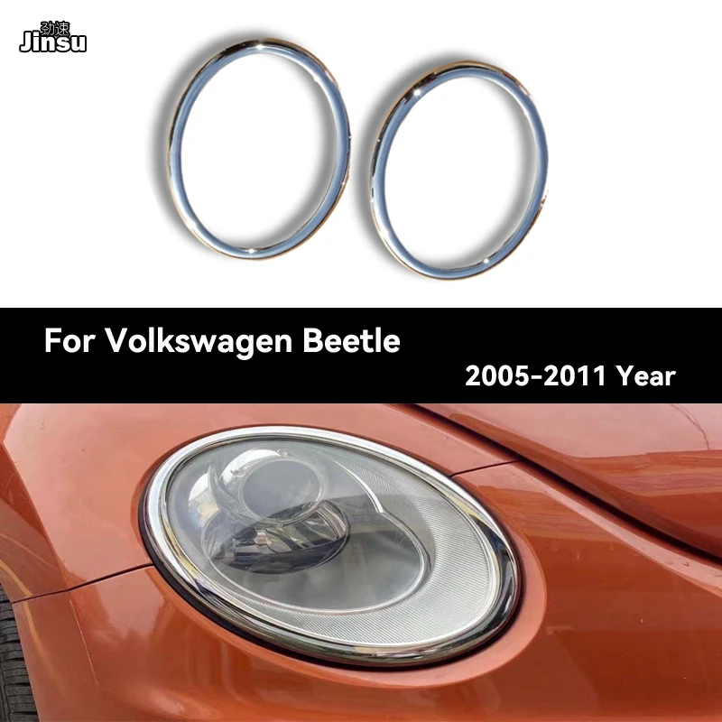 Car Headlights Lamp Cover Lens Shell Ring Trim Sticker Rear Light Plating Decorative PartsFor Volkswagen 2005 - 2011 Beetle
Car Headlights Lamp Cover Lens Shell Ring Trim Sticker Rear Light Plating Decorative PartsFor Volkswagen 2005 - 2011 Beetle