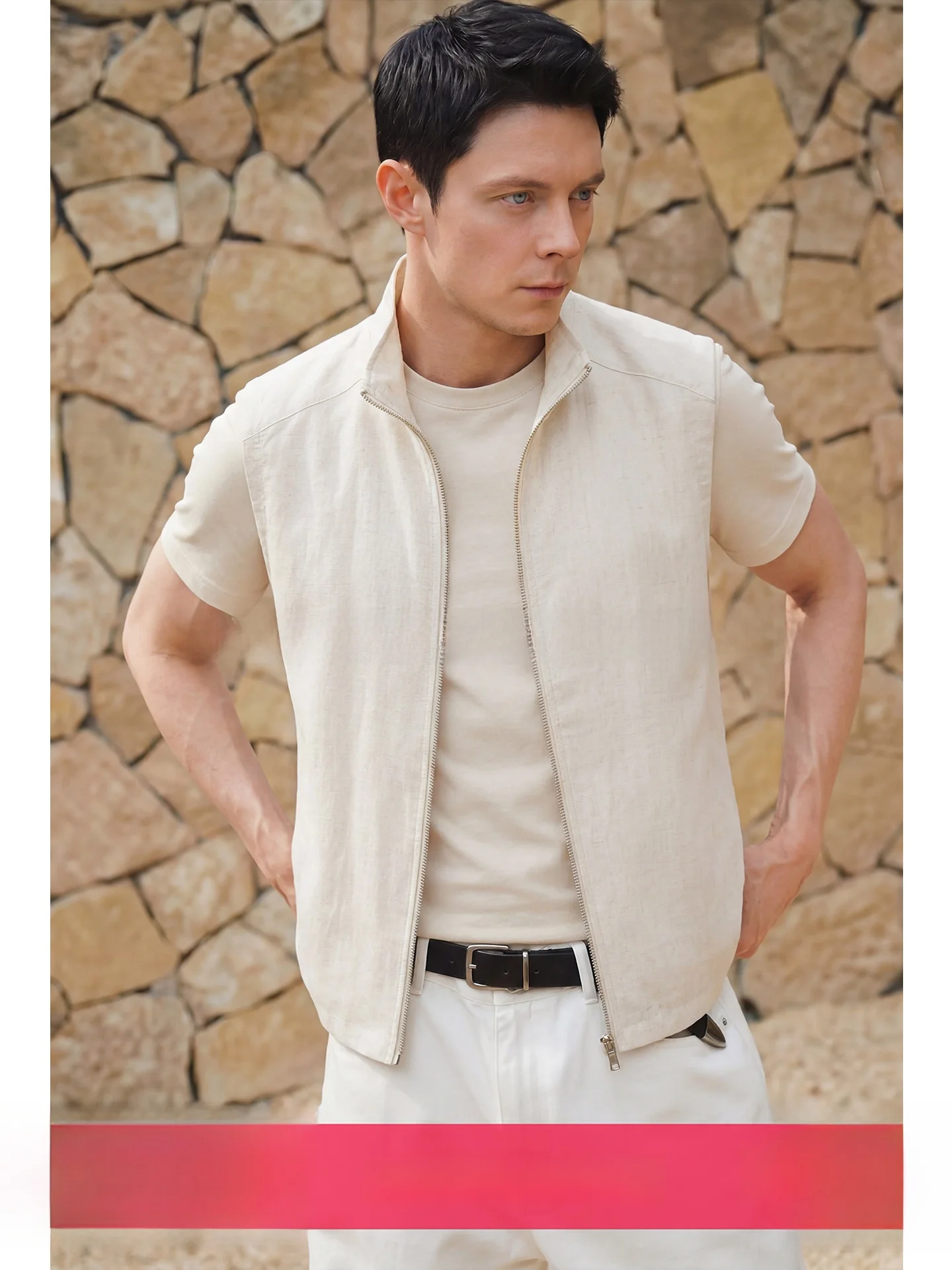 Lightweight Linen Casual Vest Men's Summer Outdoor Zipper Style Standard Fit Business Casual Short Length Pure Color UADER
Lightweight Linen Casual Vest Men's Summer Outdoor Zipper Style Standard Fit Business Casual Short Length Pure Color UADER