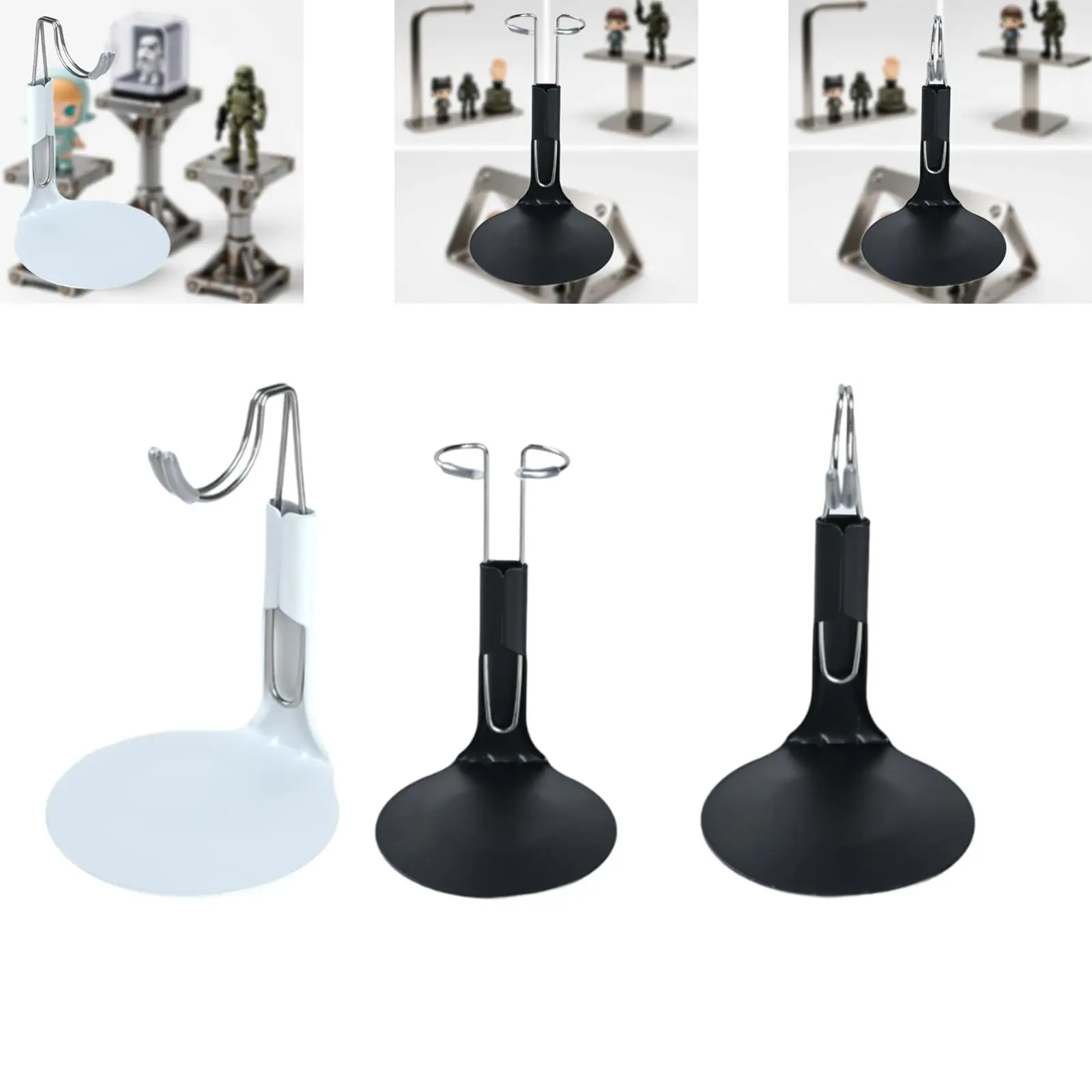 Portable Mini Action Figure Stand Metal Adjustable Display Support Rack for 1/12 Scale Doll Models Desktop Organizer
Portable Mini Action Figure Stand Metal Adjustable Display Support Rack for 1/12 Scale Doll Models Desktop Organizer