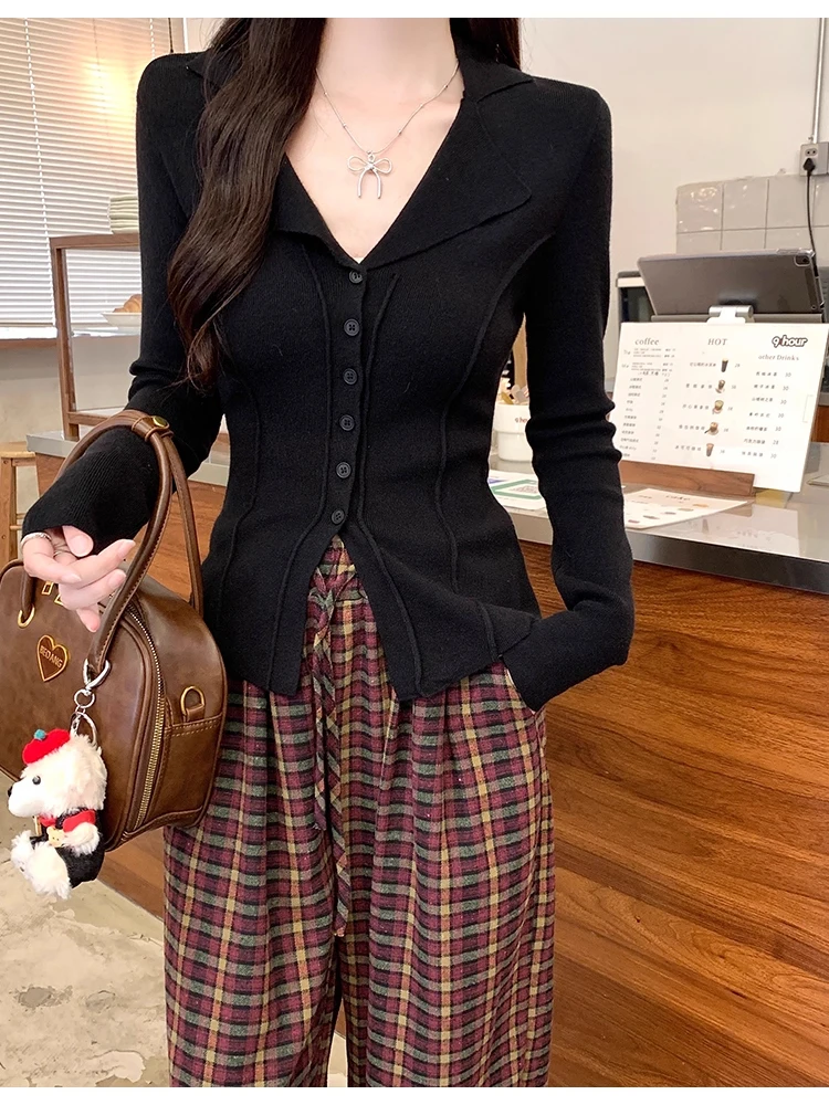 Slim Fit Knitted Fibone Design T-irt Women's Autumn Winter Unique Beautiful Cardigan Sle Soft Medium Thin Long Sve
Slim Fit Knitted Fibone Design T-irt Women's Autumn Winter Unique Beautiful Cardigan Sle Soft Medium Thin Long Sve