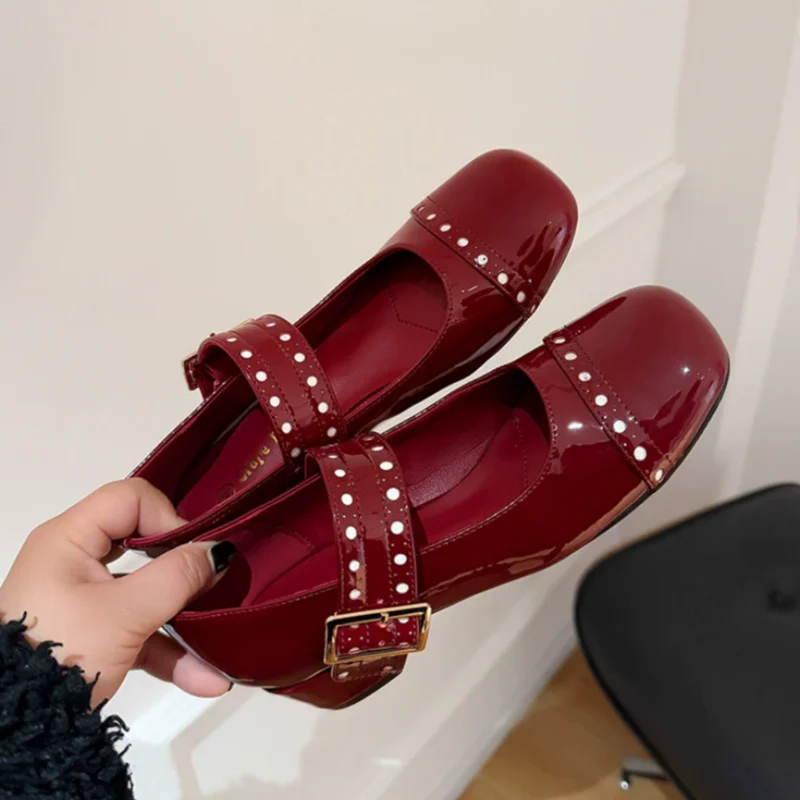 Fashion Square Toe Women Mary Janes Chunky Heel Belt Buckle Office Lady Catwalk Single Shoes Elegant All Match Casual Pumps New
Fashion Square Toe Women Mary Janes Chunky Heel Belt Buckle Office Lady Catwalk Single Shoes Elegant All Match Casual Pumps New