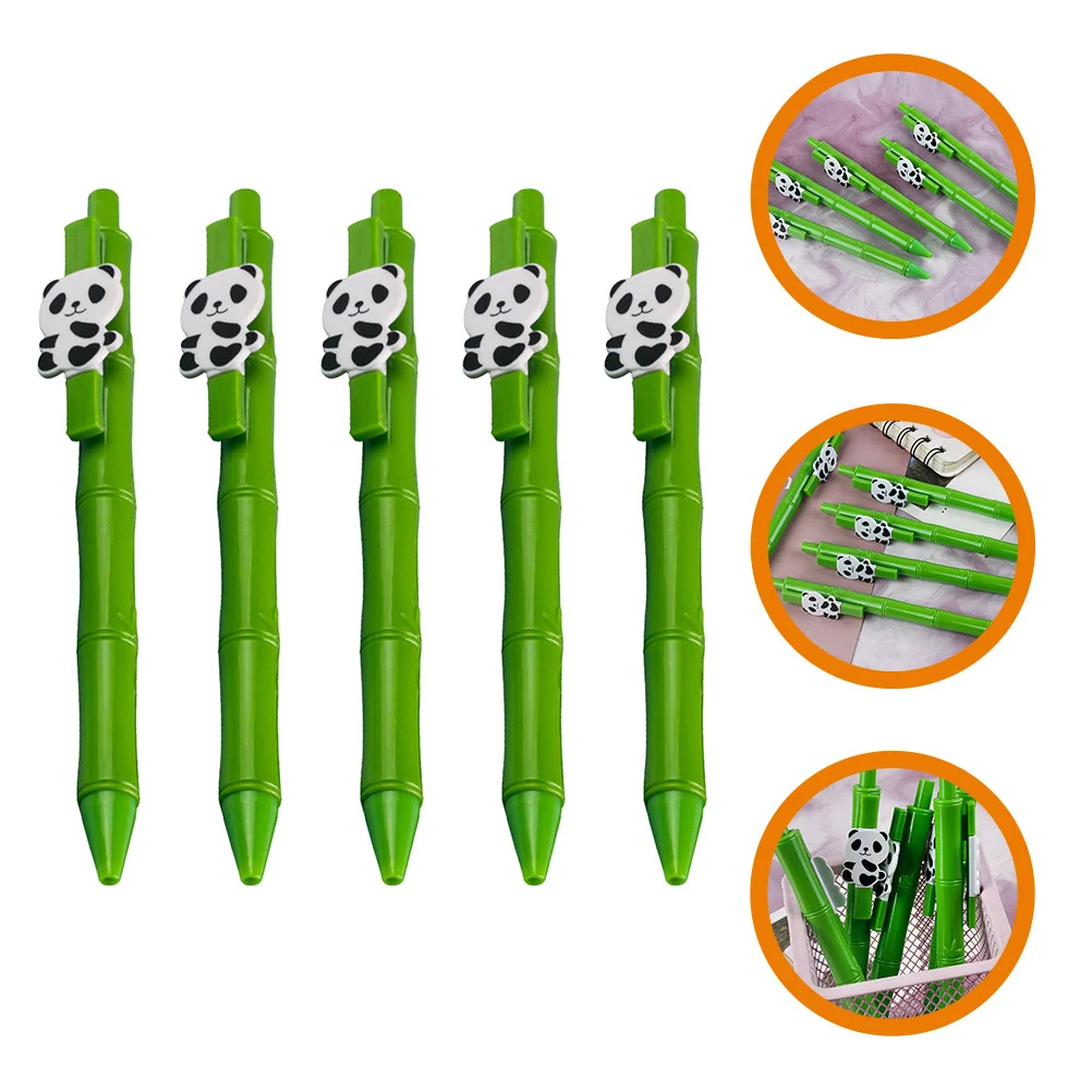 5Pcs Creative Panda Press Gel Pen Sturdy ABS Construction Wear Resistant Ink Great for Study Work Gifting Stationery
5Pcs Creative Panda Press Gel Pen Sturdy ABS Construction Wear Resistant Ink Great for Study Work Gifting Stationery