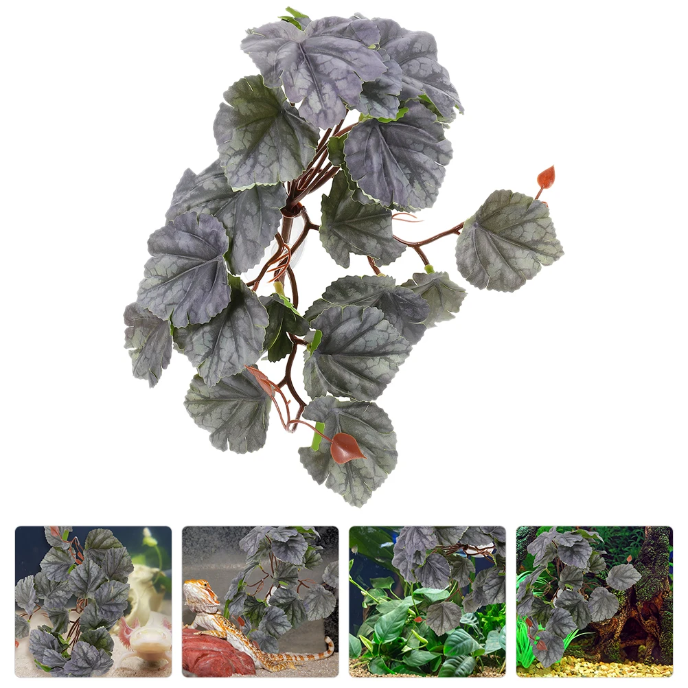 Artificial Hanging Plants Reptile Terrarium Decor Lifelike Pendents Easy Safe Supplies Habitat Vivid Plastic Pet Cage
Artificial Hanging Plants Reptile Terrarium Decor Lifelike Pendents Easy Safe Supplies Habitat Vivid Plastic Pet Cage