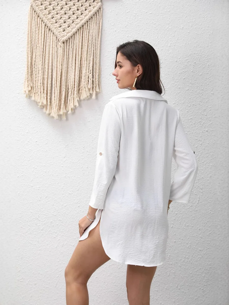 Ultralightweight Coverup Ruched V Neck Cover Up Intricate Openwork Crochet Bikini Coverup Tropical Beach Vacation Coverup
Ultralightweight Coverup Ruched V Neck Cover Up Intricate Openwork Crochet Bikini Coverup Tropical Beach Vacation Coverup