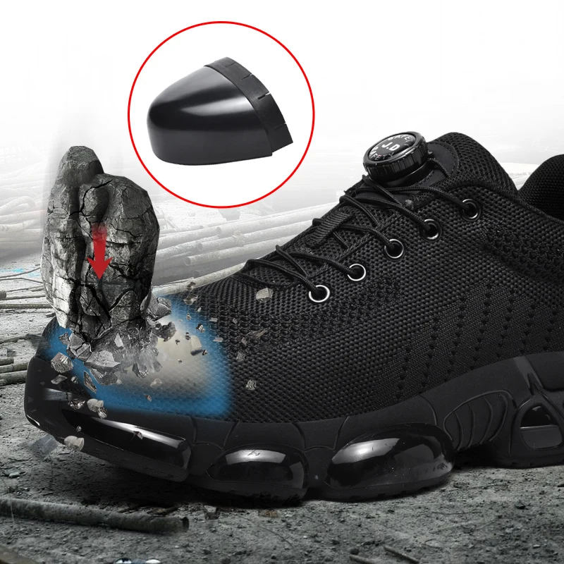Men's Lightweight Work Safety Shoes Anti-Slip Smash And Puncture Resistant Breathable Work Sneakers for Comfortable All-Day Wear
Men's Lightweight Work Safety Shoes Anti-Slip Smash And Puncture Resistant Breathable Work Sneakers for Comfortable All-Day Wear