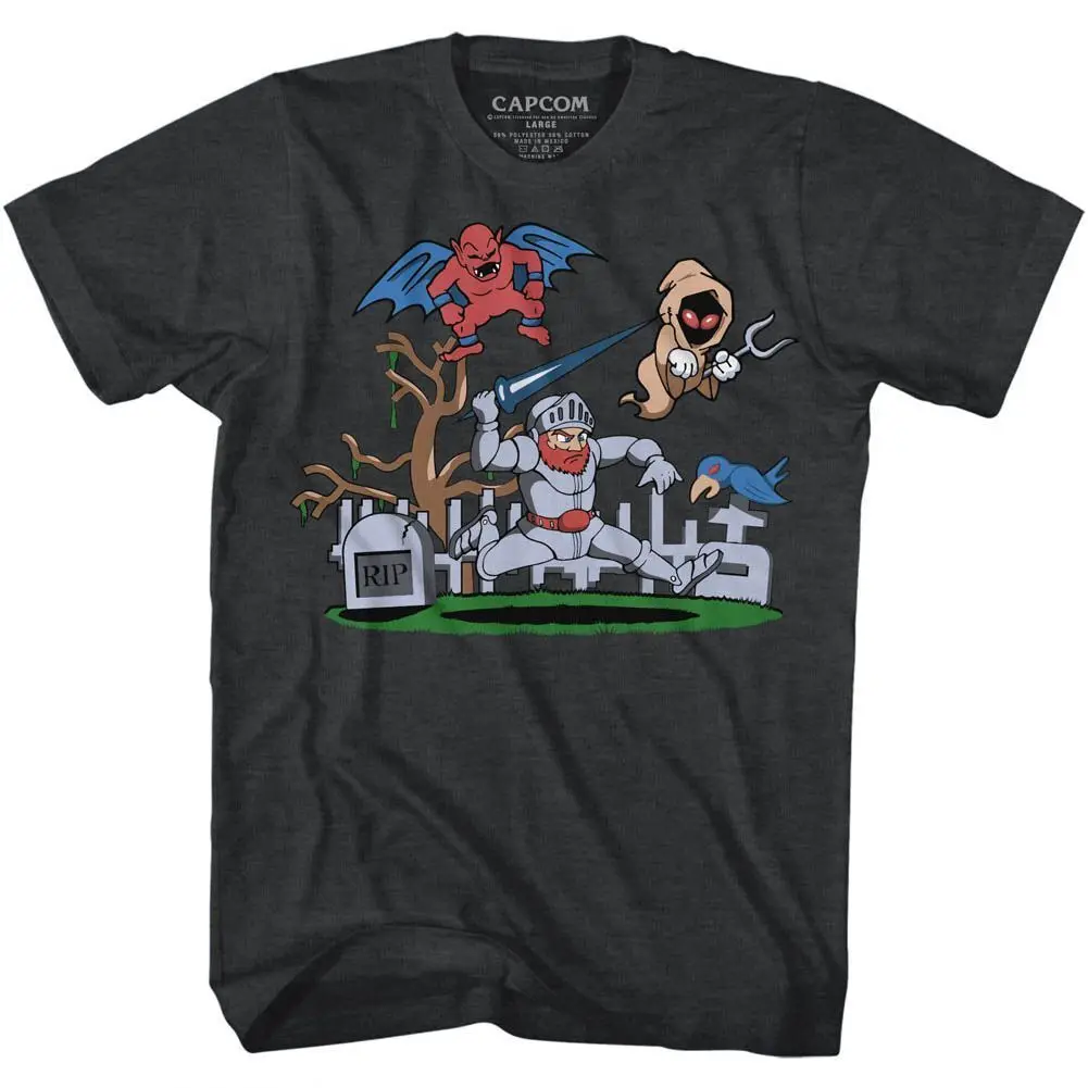 Ghost'N Goblins Graveyard Gaming Shirt 
Ghost'N Goblins Graveyard Gaming Shirt