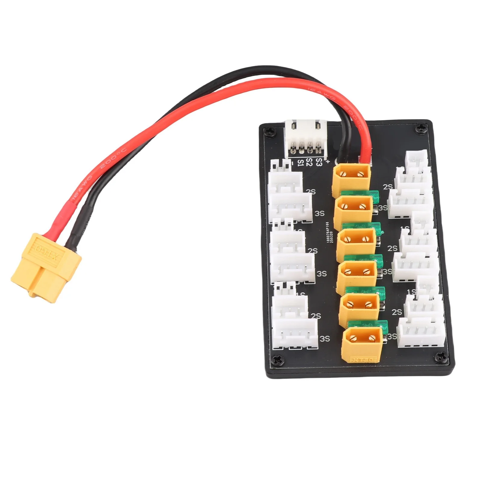 Parallel Charging Board 1‑3S Battery Balance Charger Expansion Adapter with XT Connector
Parallel Charging Board 1‑3S Battery Balance Charger Expansion Adapter with XT Connector