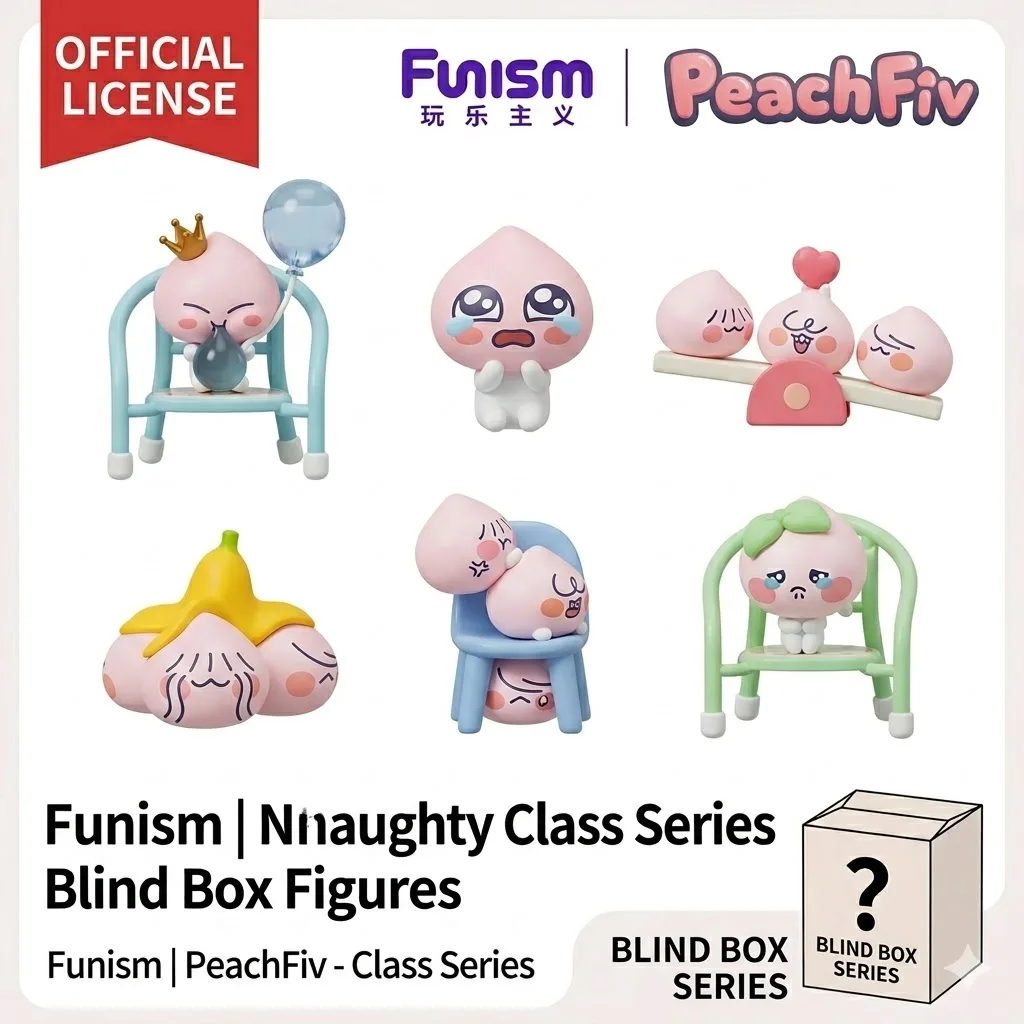 Funism PeachFiv Naughty Class Series Blind Box Toy Kawaii Anime Figure Collectible Desktop Decoration Vehicle Mystery Box Gift
Funism PeachFiv Naughty Class Series Blind Box Toy Kawaii Anime Figure Collectible Desktop Decoration Vehicle Mystery Box Gift