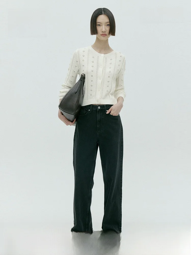H&M Women's Knitted Cardigan Breathable Elegant Style Casual Fit Pearl Decorated Button up Top Spring 2026 New Arrival
H&M Women's Knitted Cardigan Breathable Elegant Style Casual Fit Pearl Decorated Button up Top Spring 2026 New Arrival