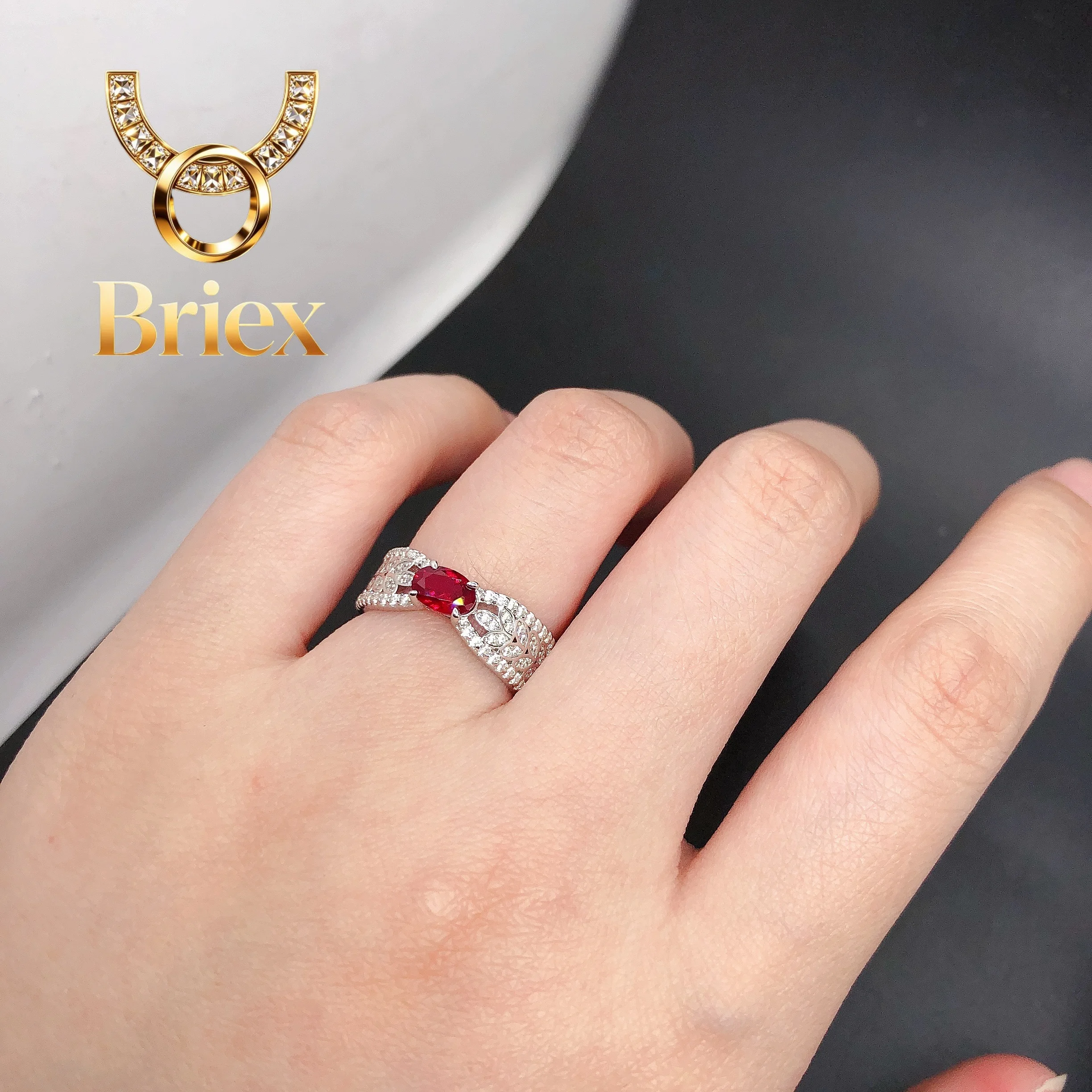 Briex Jewelry Dainty Glow 0.5Ct Egg Oval Shape Created Blue/Red Gem Engagement Ring for Her Solid 14K White Gold Jewelry for Wom
Briex Jewelry Dainty Glow 0.5Ct Egg Oval Shape Created Blue/Red Gem Engagement Ring for Her Solid 14K White Gold Jewelry for Wom