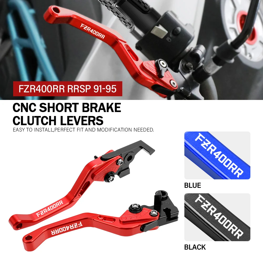 For YAMAHA FZR400RR FZR400RRSP 1991 1992 1993 1994 1995 Motorcycle Adjustable Brake Clutch Levers Handle CNC Accessories
For YAMAHA FZR400RR FZR400RRSP 1991 1992 1993 1994 1995 Motorcycle Adjustable Brake Clutch Levers Handle CNC Accessories