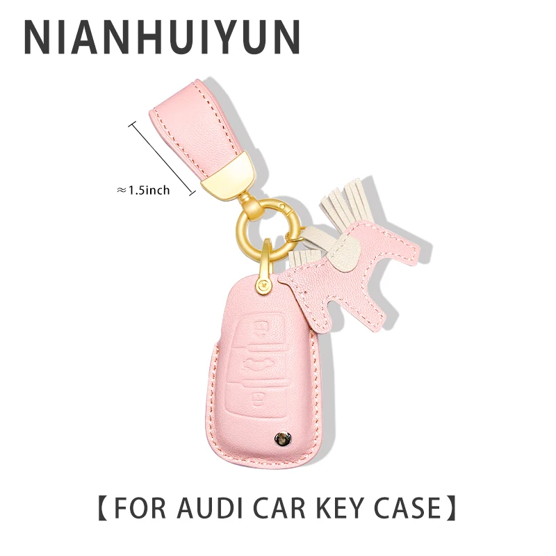 For Audi 2024 Q2L Q3 Leather Car Key Case/shell/cover pink/black/purple Car Accessories
For Audi 2024 Q2L Q3 Leather Car Key Case/shell/cover pink/black/purple Car Accessories
