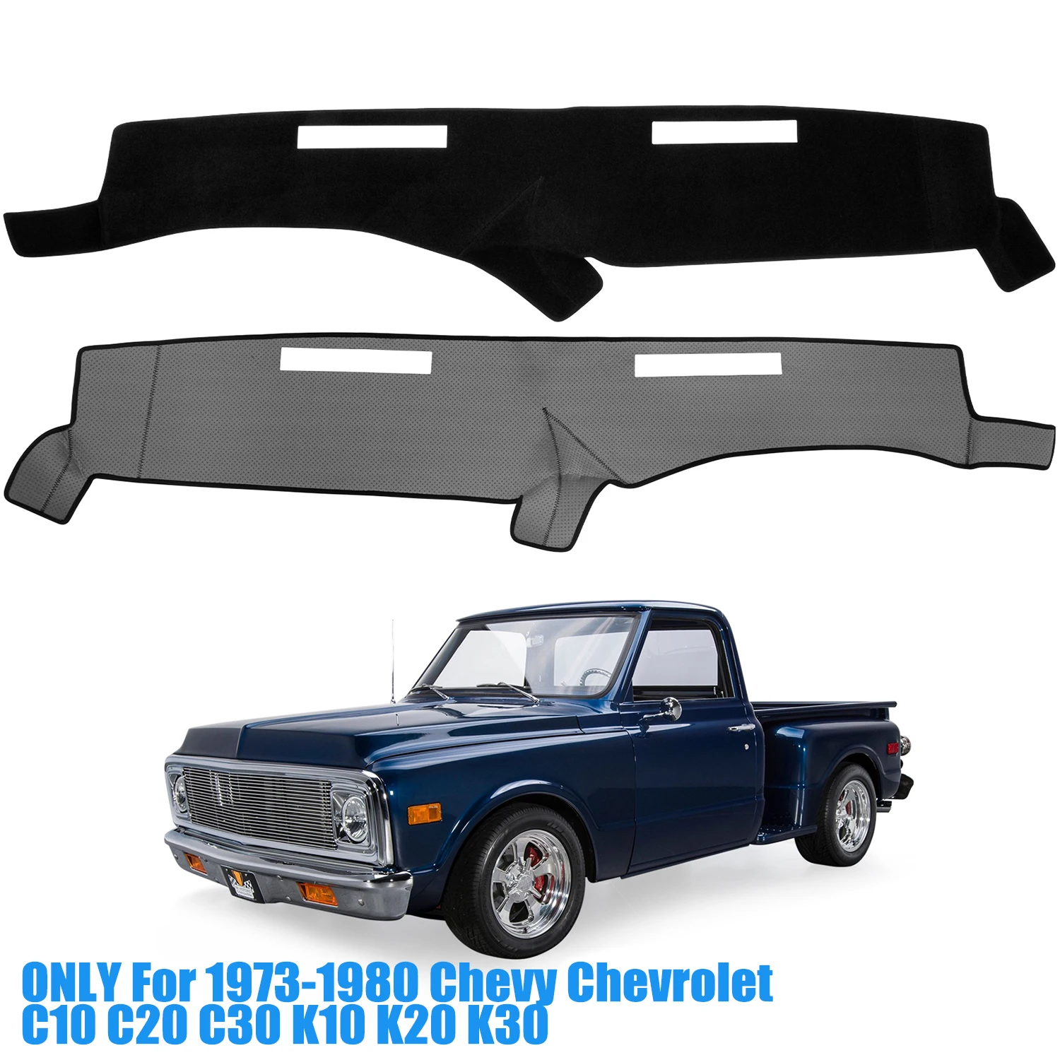 Car Dashboard Cover for 1973-1980 Chevy Chevrolet C10 C20 C30 K10 K20 K30 Dash Board Anti-UV Pad Sun Shades Non-slip Cushion
Car Dashboard Cover for 1973-1980 Chevy Chevrolet C10 C20 C30 K10 K20 K30 Dash Board Anti-UV Pad Sun Shades Non-slip Cushion