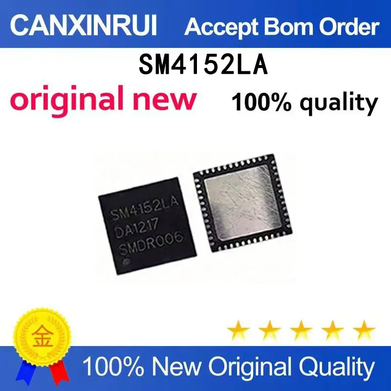 (5-100 pieces)Brand new original SM4152LA QFN-48 LCD screen chip IC in stock
(5-100 pieces)Brand new original SM4152LA QFN-48 LCD screen chip IC in stock