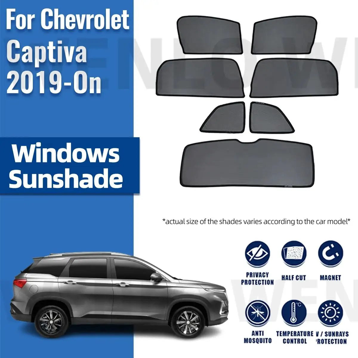 For Chevrolet Holden Captiva 2018-2021 2022 2023 Car Sunshade Magnetic Front Windshield Curtain Rear Side Window Sun Shade Visor
For Chevrolet Holden Captiva 2018-2021 2022 2023 Car Sunshade Magnetic Front Windshield Curtain Rear Side Window Sun Shade Visor
