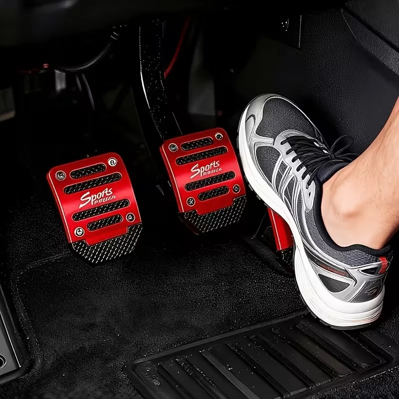 2/3PCS Car Pedal Cover Set Manual Automatic, Anti-Slip Brake Accelerator Clutch Pedal Pad, Universal Metal Interior Trim
2/3PCS Car Pedal Cover Set Manual Automatic, Anti-Slip Brake Accelerator Clutch Pedal Pad, Universal Metal Interior Trim