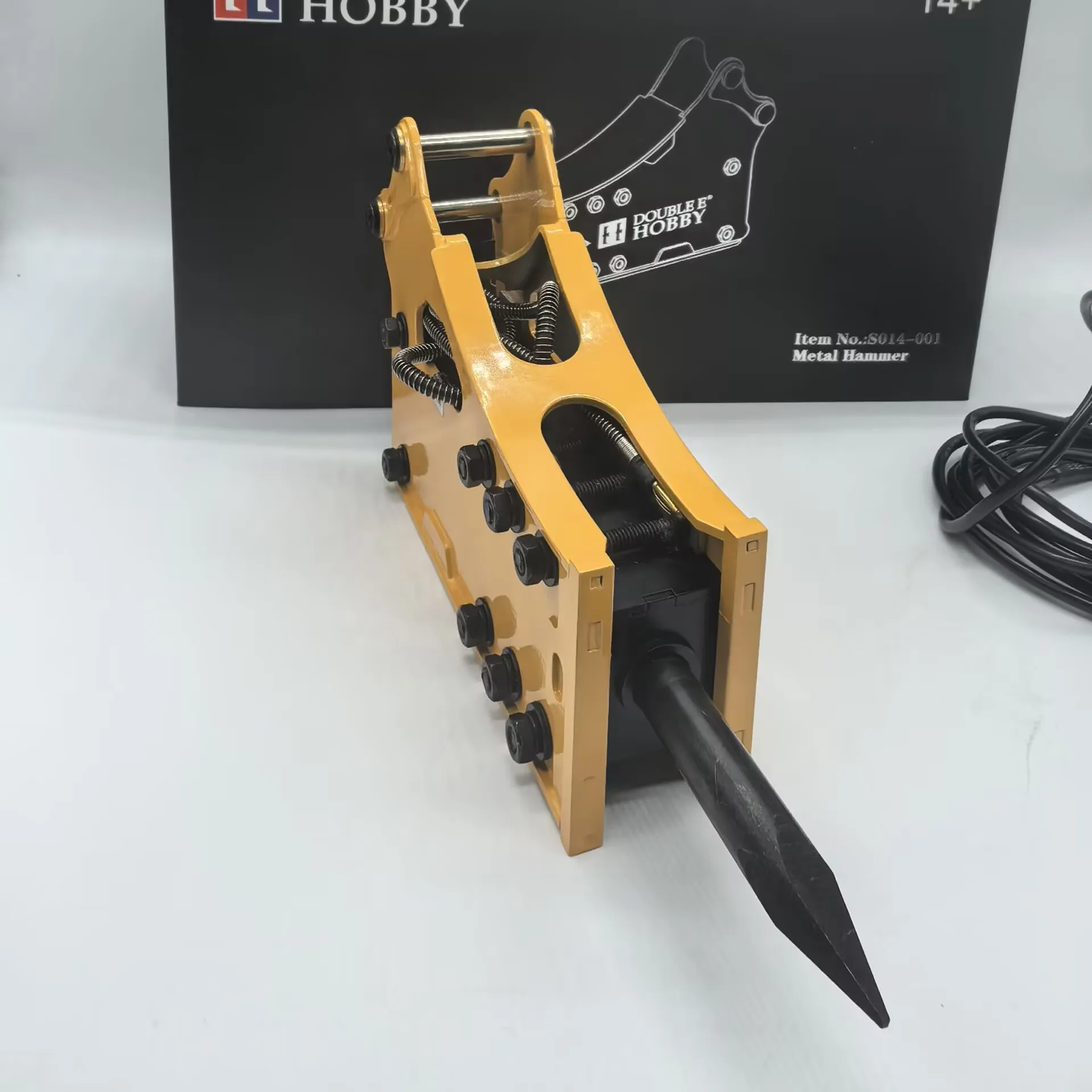 Double E EC160E Metal Quick Hitch Coupler/ Big Bucket/ Gripper/ Hammer for RC 1:14 E010 E111 Hydraulic Excavator Model
Double E EC160E Metal Quick Hitch Coupler/ Big Bucket/ Gripper/ Hammer for RC 1:14 E010 E111 Hydraulic Excavator Model