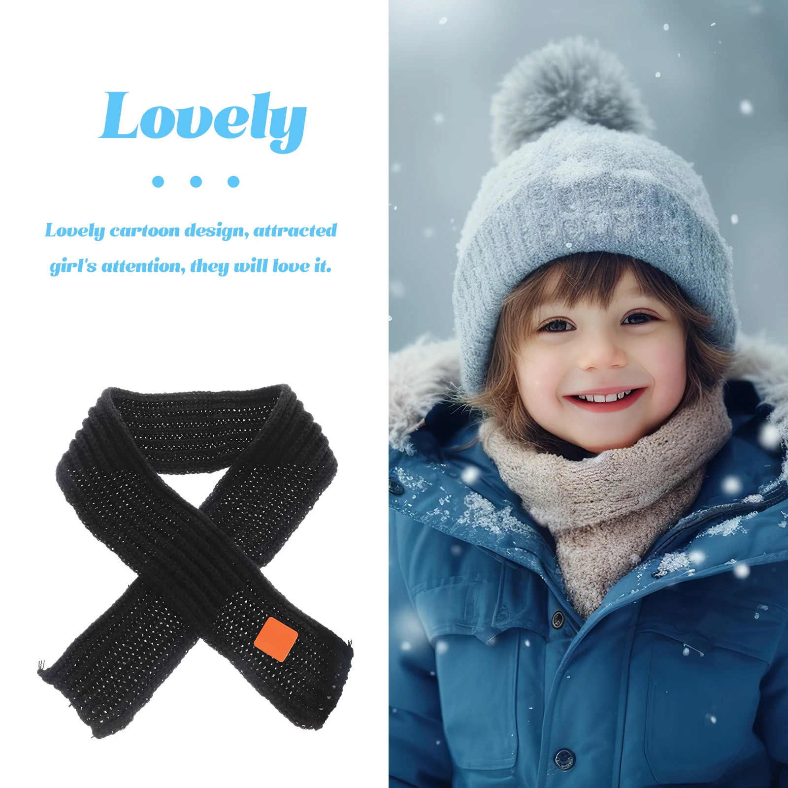 Kids Scarf Neck Warmer Child Collar Cold Protection Collar Scarf Scarves Keep Warm Bowknot Windproof Fall Accessory
Kids Scarf Neck Warmer Child Collar Cold Protection Collar Scarf Scarves Keep Warm Bowknot Windproof Fall Accessory
