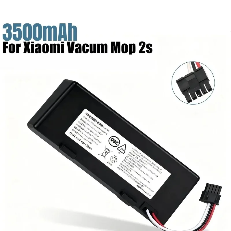 Литий-ионный аккумулятор 14.4V 2600mAh для Xiaomi Mijia – совместим с роботами-пылесосами Mop 2S/Pro/P и STYTJ02YM/XMSTJQR2S – надежная запасная часть
Литий-ионный аккумулятор 14.4V 2600mAh для Xiaomi Mijia – совместим с роботами-пылесосами Mop 2S/Pro/P и STYTJ02YM/XMSTJQR2S – надежная запасная часть