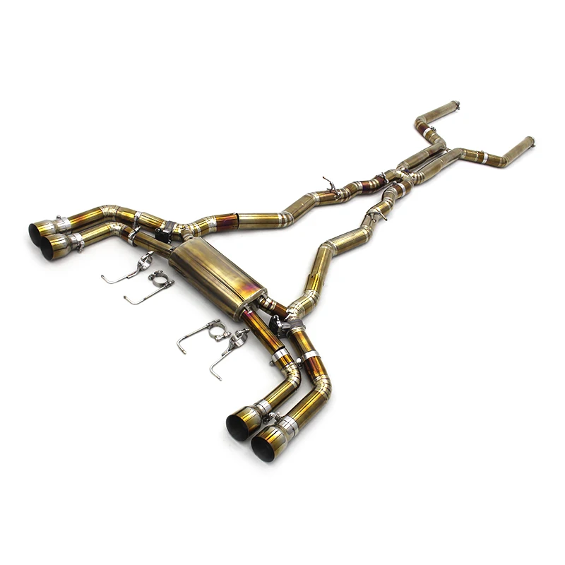 OEM Titanium Exhaust Pipes For BMW M8 F91/F92/F93 Competition 4.4T 2019-2023 Valvetronic Muffler Golden Tips
OEM Titanium Exhaust Pipes For BMW M8 F91/F92/F93 Competition 4.4T 2019-2023 Valvetronic Muffler Golden Tips