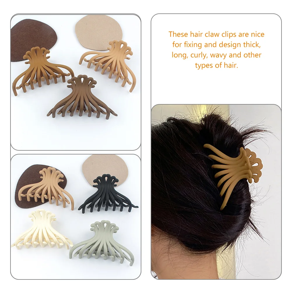 6Pcs Large Hair Clips Bathing Washing Thick Thin Hair Women Styling Accessories Travel Plastic Smooth Stable
6Pcs Large Hair Clips Bathing Washing Thick Thin Hair Women Styling Accessories Travel Plastic Smooth Stable