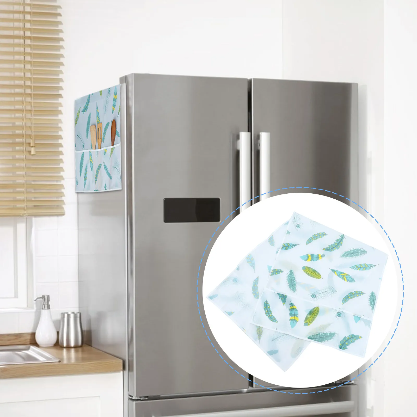 3pcs Refrigerator Dust Cover Waterproof PEVA Fridge Protector Kitchenware Bag Storage Appliances Cleanliness
3pcs Refrigerator Dust Cover Waterproof PEVA Fridge Protector Kitchenware Bag Storage Appliances Cleanliness