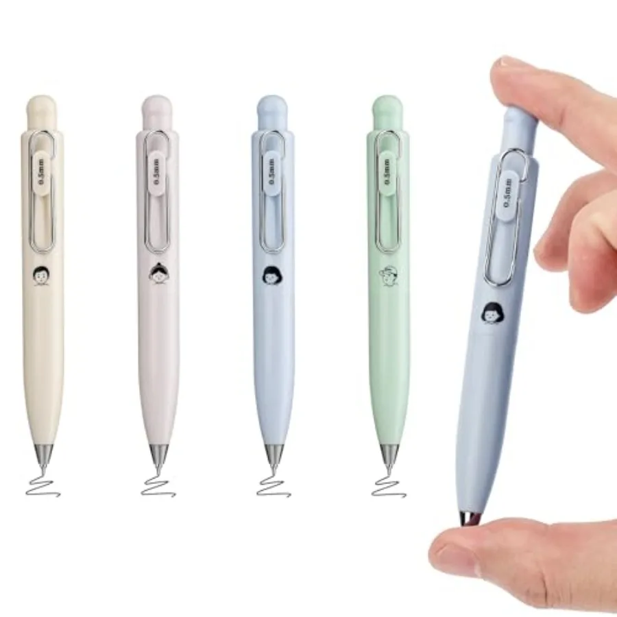 4Pcs Mini Gel Pens, Cute Retractable Small Pocket Pen, Quick Dry Black Ink 0.5mm Pens, Gel Ink Pen Smooth Writing Comfortable t
4Pcs Mini Gel Pens, Cute Retractable Small Pocket Pen, Quick Dry Black Ink 0.5mm Pens, Gel Ink Pen Smooth Writing Comfortable t