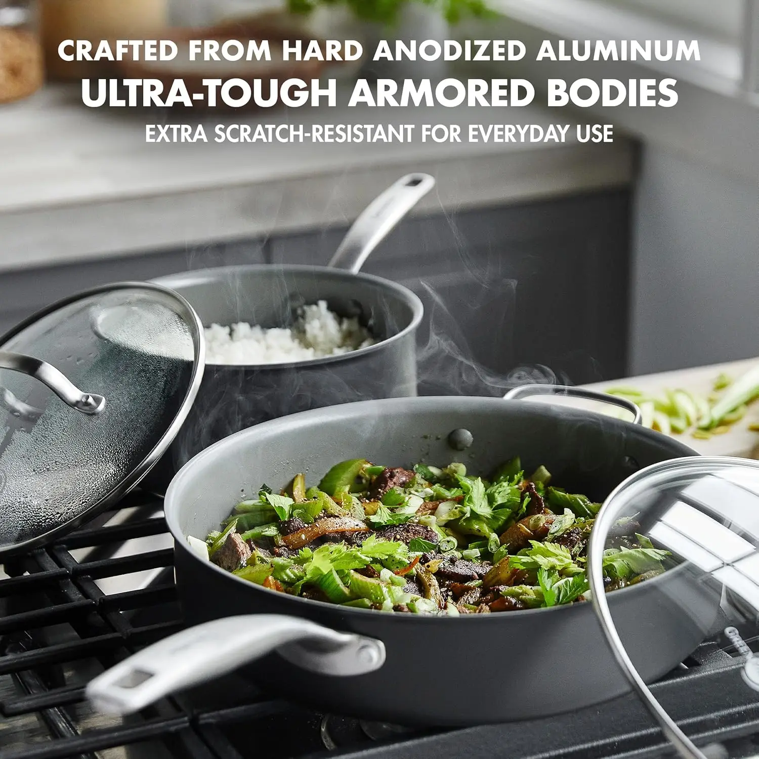 Chatham Hard Anodized Healthy Ceramic Nonstick 10 Piece Cookware Pots and Pans Set, Frying Pan Skillets
Chatham Hard Anodized Healthy Ceramic Nonstick 10 Piece Cookware Pots and Pans Set, Frying Pan Skillets
