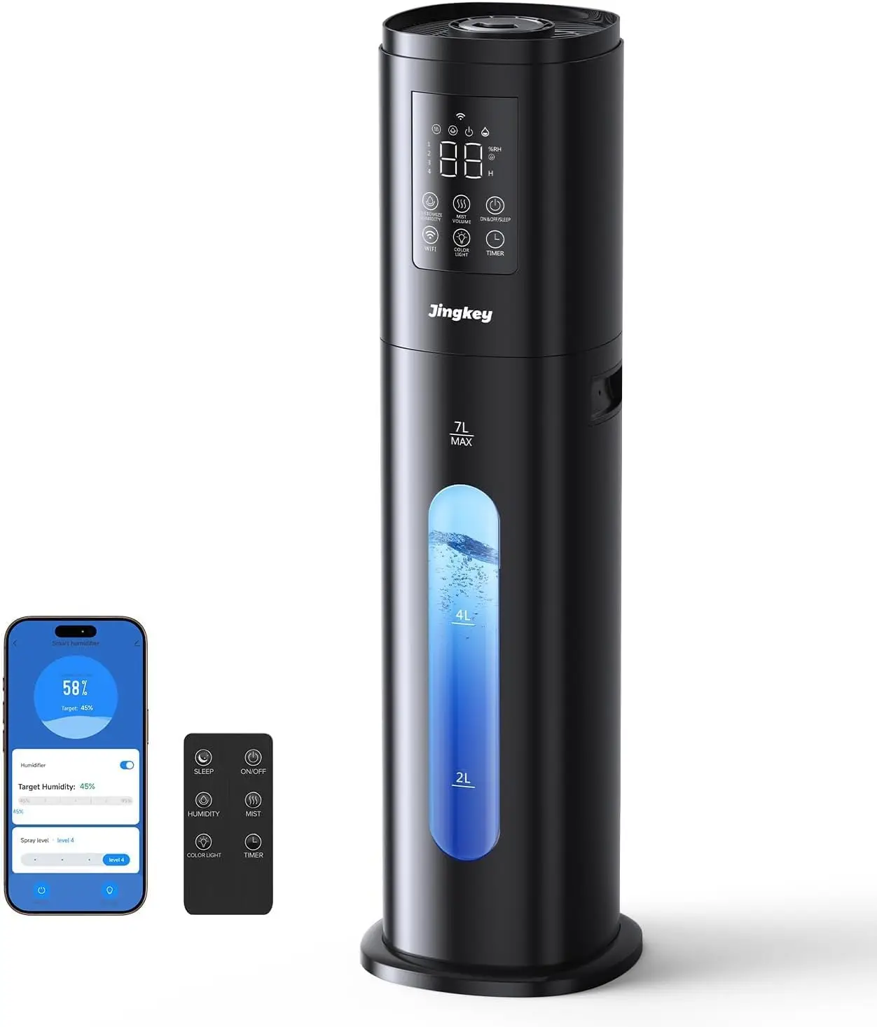 App Control Remote Control Humidifiers Large Room Bedroom Home Mist Levels Water Capacity
App Control Remote Control Humidifiers Large Room Bedroom Home Mist Levels Water Capacity