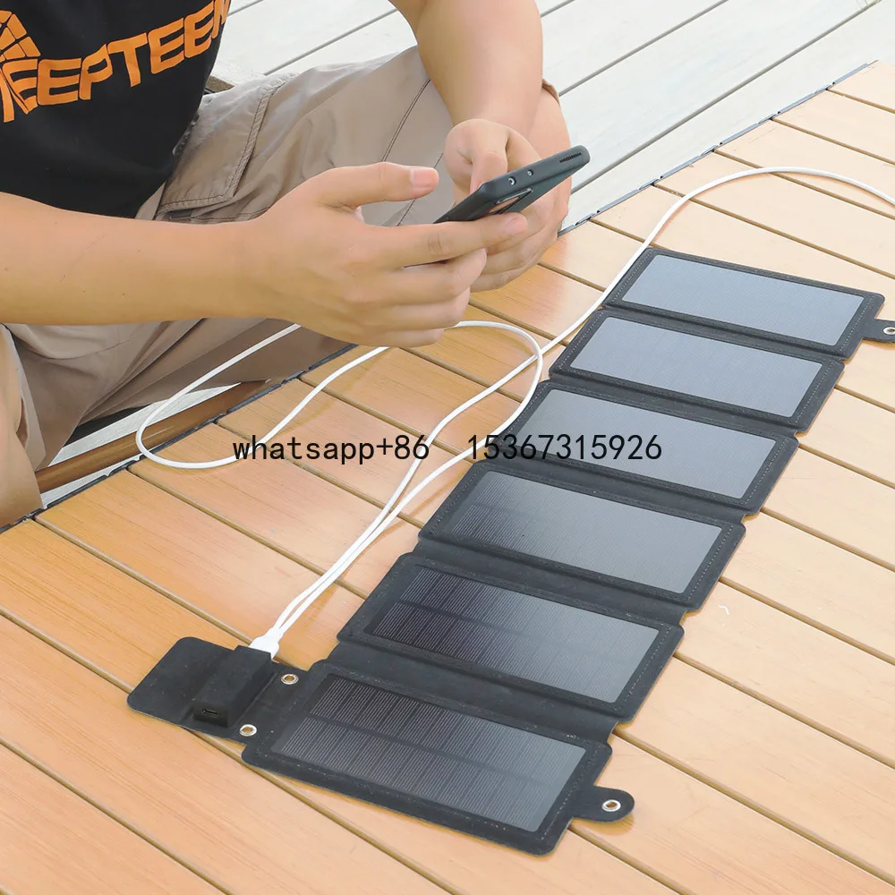 10W Foldable Solar Panel Charger 5V 3A Output ETFE USB Type C Plug for Cell Phone Charging Fold Solar Power Charger High Quality
10W Foldable Solar Panel Charger 5V 3A Output ETFE USB Type C Plug for Cell Phone Charging Fold Solar Power Charger High Quality