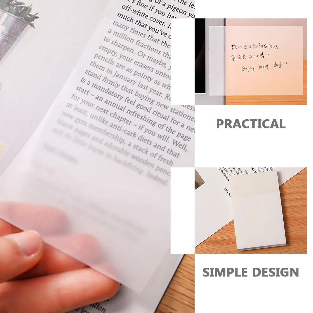 5 Pcs Waterproof Note Pads Sticky Memo Post Student Stationery Office Supplies Adhesive Notes Clear Note Pads Practical Design
5 Pcs Waterproof Note Pads Sticky Memo Post Student Stationery Office Supplies Adhesive Notes Clear Note Pads Practical Design