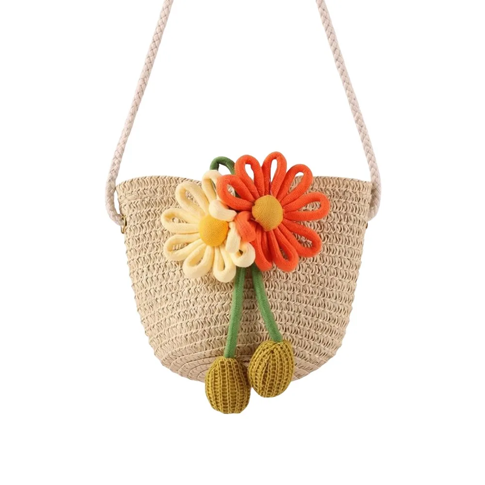 Sweet Straw Woven Children's Messenger Bag Zipper Lightweight Beach Bags Kids Shoulder Bag
Sweet Straw Woven Children's Messenger Bag Zipper Lightweight Beach Bags Kids Shoulder Bag