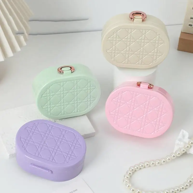 Portable Mini Jewelry Storage Box With Mirror Multi-Compartment Makeup Storage Box For Rings Necklaces Bracelets
Portable Mini Jewelry Storage Box With Mirror Multi-Compartment Makeup Storage Box For Rings Necklaces Bracelets