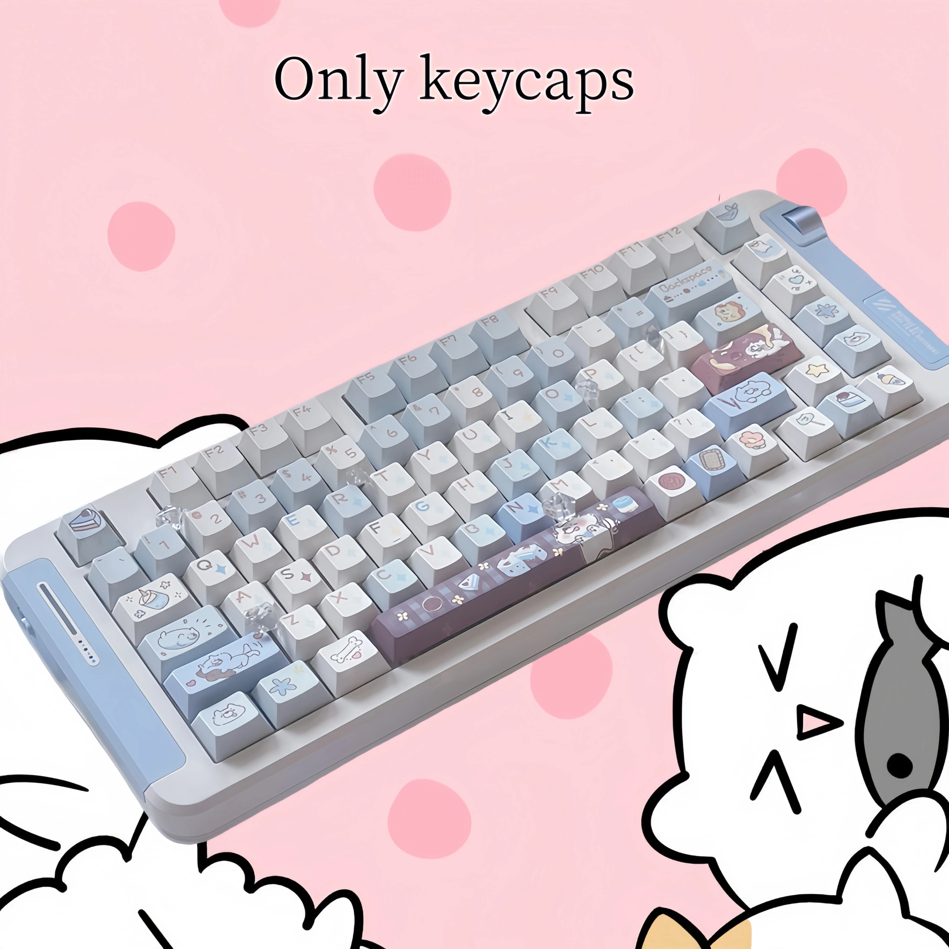 Колпачки для клавиш милые PBT 95 клавиш CHERRY подарок для девочек собака птица дельфин торт кошка фиолетовый розовый синий fit61/64/68/78/84 механическая клавиатура
Колпачки для клавиш милые PBT 95 клавиш CHERRY подарок для девочек собака птица дельфин торт кошка фиолетовый розовый синий fit61/64/68/78/84 механическая клавиатура