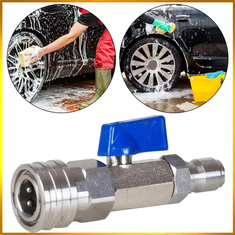 Control Water Flow Switch with 3/8 Or 1/4 Inch Quick Connector Quick Connect Ball Valve 4500 PSI for Power Washer Hose
Control Water Flow Switch with 3/8 Or 1/4 Inch Quick Connector Quick Connect Ball Valve 4500 PSI for Power Washer Hose