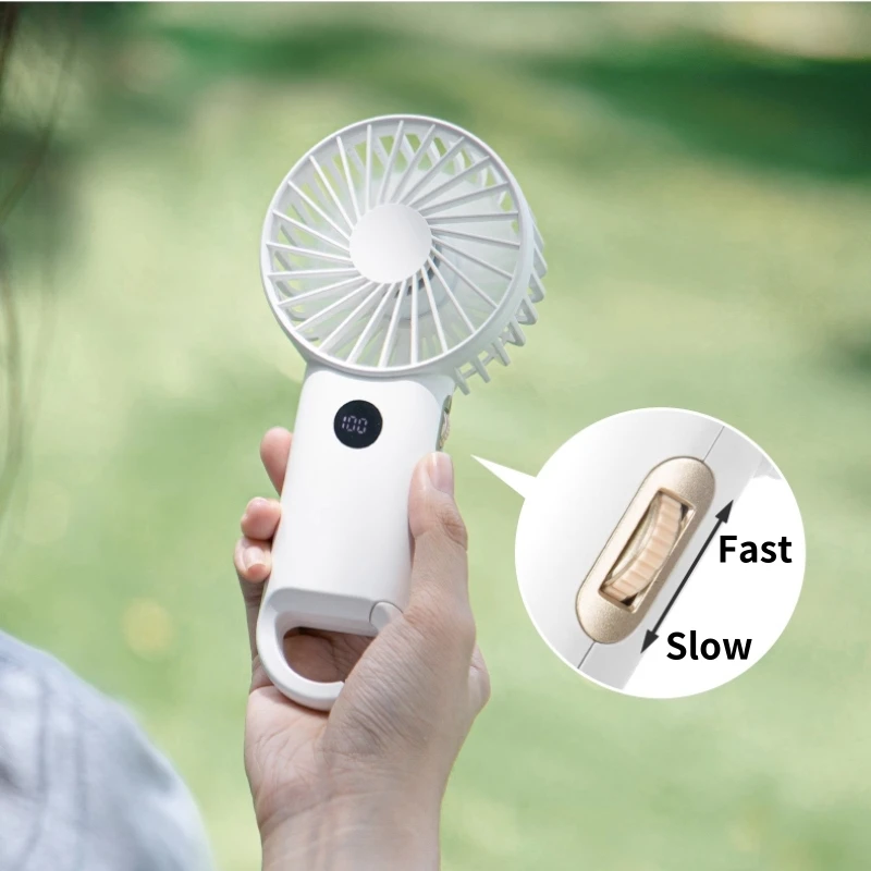 100-скоростной бесступенчатый ручной вентилятор с цифровым дисплеем, портативный мини-USB-вентилятор с карабином, 1200 мАч для улицы
100-скоростной бесступенчатый ручной вентилятор с цифровым дисплеем, портативный мини-USB-вентилятор с карабином, 1200 мАч для улицы